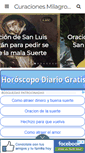 Mobile Screenshot of curacionesmilagrosaslaoracion.com